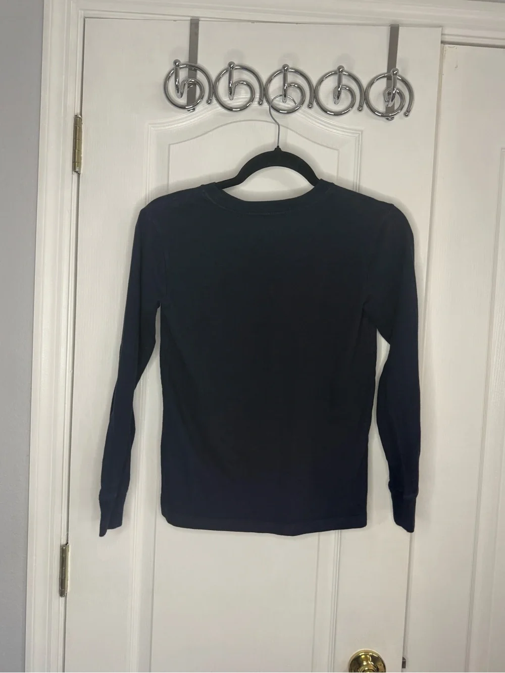 GAP Navy Long Sleeve Tee with Red Logo
